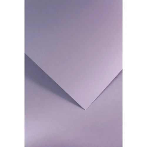 Papier ozdobny (wizytówkowy) A4 gładki lawendowy satynowany lawendowy 210g Galeria Papieru (205505)