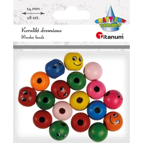 Ozdoba drewniana Craft-Fun Series koraliki Titanum (22TH401-6)