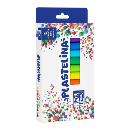 Plastelina 12 kol. mix Oxford (400167086)