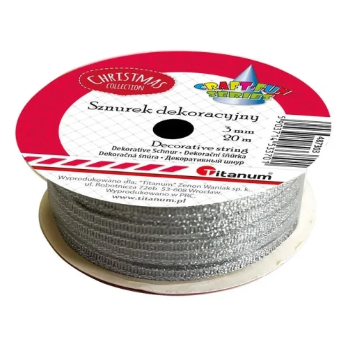 Sznurek Craft-Fun Series wstążka 20m Titanum (5903714533701)
