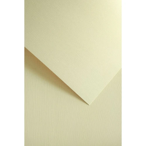 Papier ozdobny (wizytówkowy) A4 natte kremowy kremowy 250g Galeria Papieru (205802)