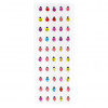 Kryształki Samoprzylepne biedronki mix Craft Fun (501447)