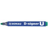 Marker permanentny D-Signer wkład zielony 2,0-4,0mm okrągła końcówka Donau (7371001-06PL)
