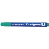 Marker permanentny D-Signer wkład zielony 2,0-4,0mm okrągła końcówka Donau (7371001-06PL)