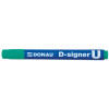 Marker permanentny D-Signer wkład zielony 2,0-4,0mm okrągła końcówka Donau (7371001-06PL)