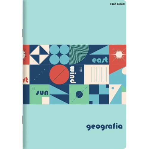 Zeszyt A5 geografia 60k. 70g krata TOP-2000 (400169461)