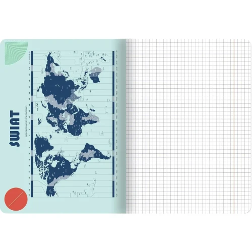 Zeszyt A5 geografia 60k. 70g krata TOP-2000 (400169461)