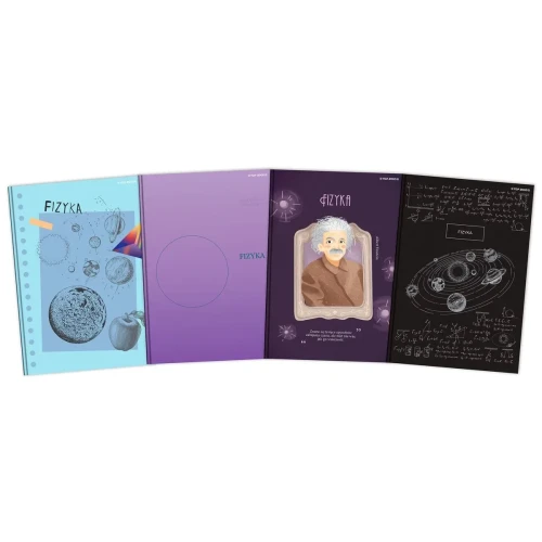 Brulion A5 tematyczny fizyka 80k. 70g krata Top 2000 (400168955)