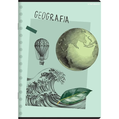Zeszyt A5 geografia mix 60k. 70g krata Top 2000 (400168980)