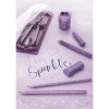 Ołówek Jumbo Sparkle metallic fioletowy B Faber Castell (111663 FC)
