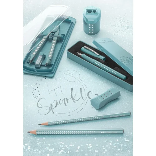 Ołówek Jumbo Sparkle metallic Ocean B Faber Castell (111662 FC)