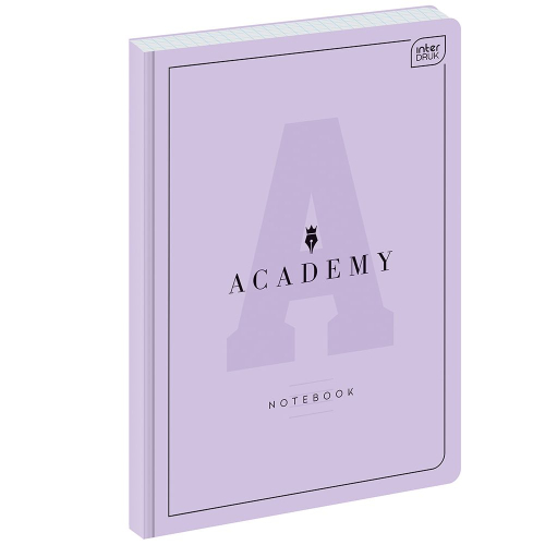 Brulion A4 ACADEMY pastel 96k. 70g linia Interdruk (BRA4=ACADEP)