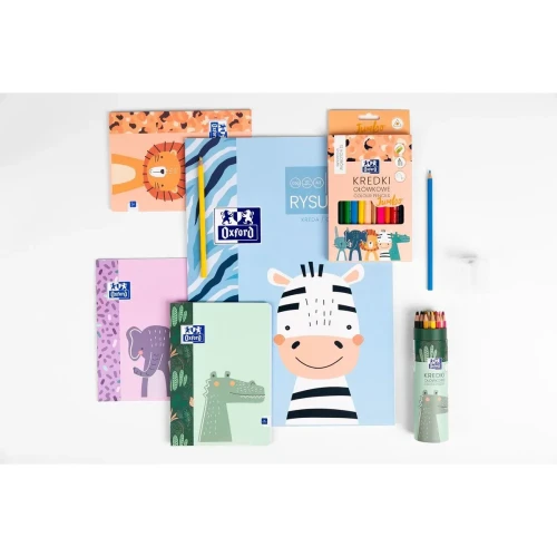Zeszyt A5 kids 16k. 90g podwójna linia kolor Oxford (400170239)