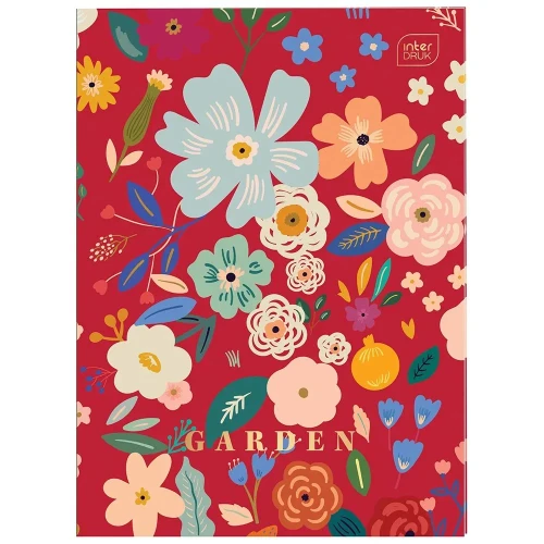 Zeszyt A4 HS GARDEN A4 # 5902277326898 96k. 70g KRATKA Interdruk (70g)