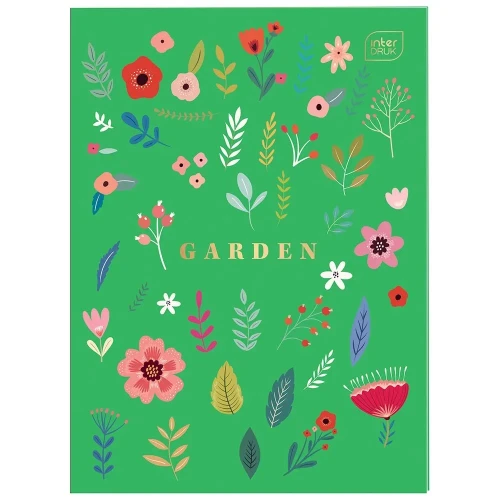 Zeszyt A4 HS GARDEN A4 96 # 5902277326898 60k. 70g KRATKA Interdruk (70g)