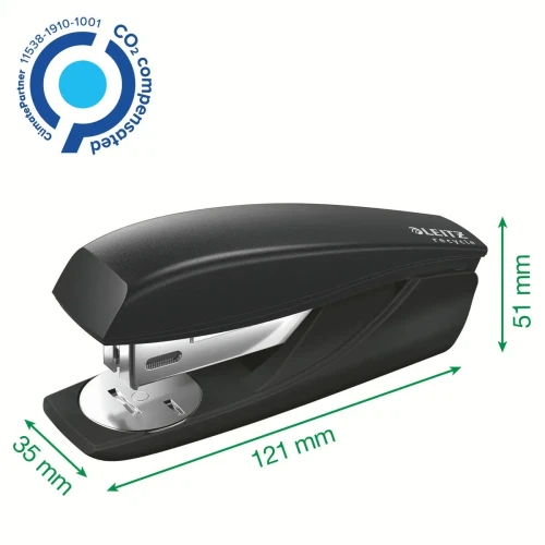 Zszywacz nexxt recycle czarny 25k (56060095) Leitz