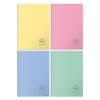 Zeszyt A5 Pastel Colors Eco PP 9552514 60k. 70g linia Herlitz (400198107)