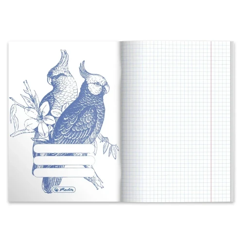 Zeszyt A5 Nature Motivation 9553900 60k. krata Herlitz (400198003)