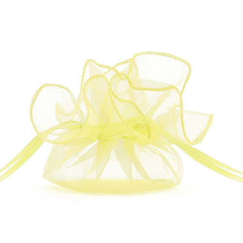 Organza Woreczki z organzy, j. żółty, 26cm (1 op. / 20 szt.) Partydeco (WRG6-084J)