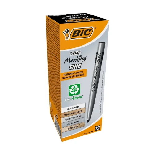 Marker permanentny 8209022 wkład czarny 1,1mm okrągła końcówka Velleda (1445)