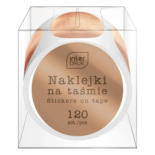 Naklejka (nalepka) GLAM na taśmie Interdruk (120szt)