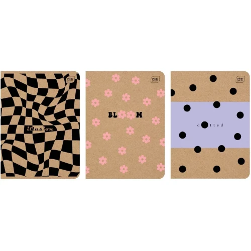 Zeszyt B5 HS Kraft  2 B5 60# 60k. 70g krata Interdruk (A5/ 60 #)