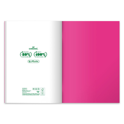 Zeszyt B5 Colors 9564972 60k. 70g krata Herlitz (400198135)