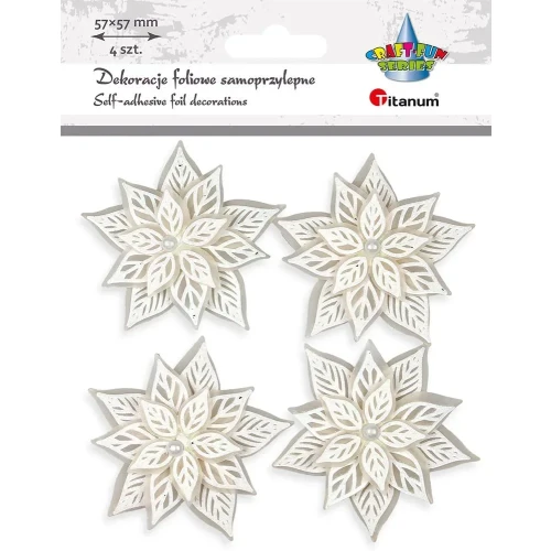 Naklejka (nalepka) Craft-Fun Series Kwiatki 3D Titanum (22LJ1206)
