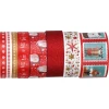 Taśma ozdobna Craft-Fun Series XMAS Washi tape mix Titanum (23RL0103-3)