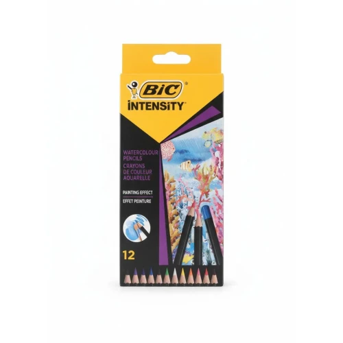 Kredki ołówkowe intensity premium Watercolour 511726 12 kol. Bic (12kol)