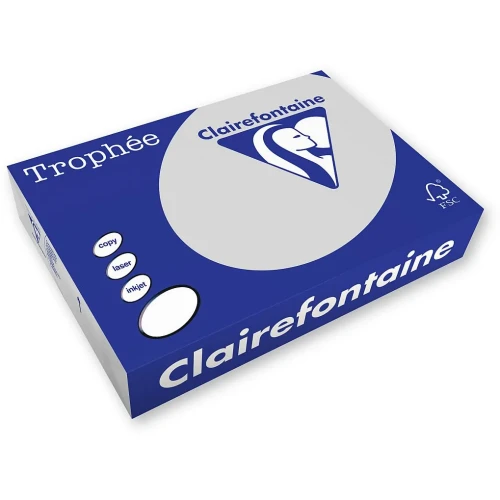 Papier kolorowy A4 kolorowy szary 500k. 80g Trophee (xca41788)