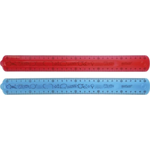Linijka PVC PCW 30cm Fun&Joy (FJ971665)