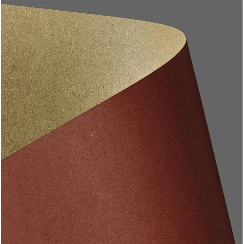 Papier ozdobny (wizytówkowy) A4 kraft czerwony 270g Galeria Papieru (204428)