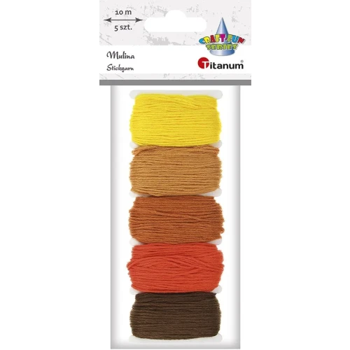 Włóczka Craft-Fun Series Mulina 5 kol. Titanum (2324051-3)