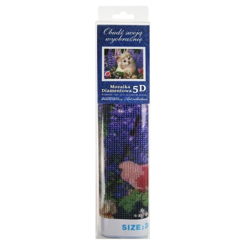 Zestaw kreatywny Diamentowa mozaika 30x40cm Kotek Flamingo Line (TSGK75514)