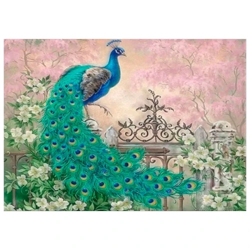 Zestaw kreatywny Diamentowa mozaika 30x40cm Paw Flamingo Line (TGD72712)