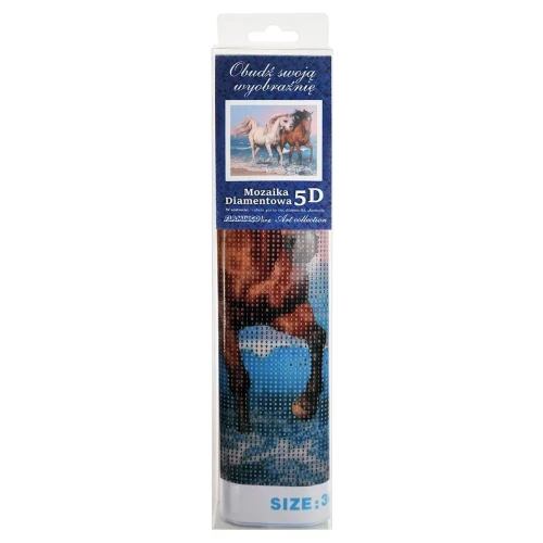 Zestaw kreatywny Diamentowa mozaika 30x40cm Konie Flamingo Line (TGD71270)