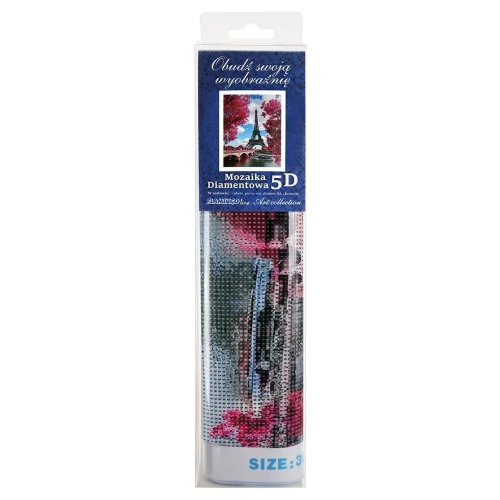 Zestaw kreatywny Diamentowa mozaika 30x40cm Wieża Eiffla 1 Flamingo Line (TGD72828)