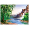 Zestaw kreatywny Diamentowa mozaika 30x40cm Wodospad Flamingo Line (TMS12056)