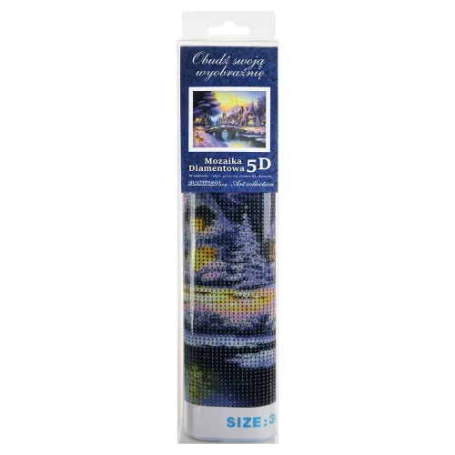 Zestaw kreatywny Diamentowa mozaika 30x40cm Zima Flamingo Line (TGD72807)