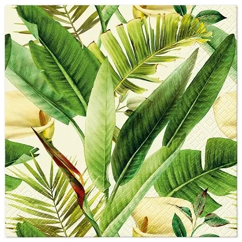 Serwetki Lunch Tropical Times mix nadruk bibuła [mm:] 330x330 Paw (SDL142200)