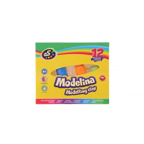 Modelina 12 kol. mix 11g As (304221004)