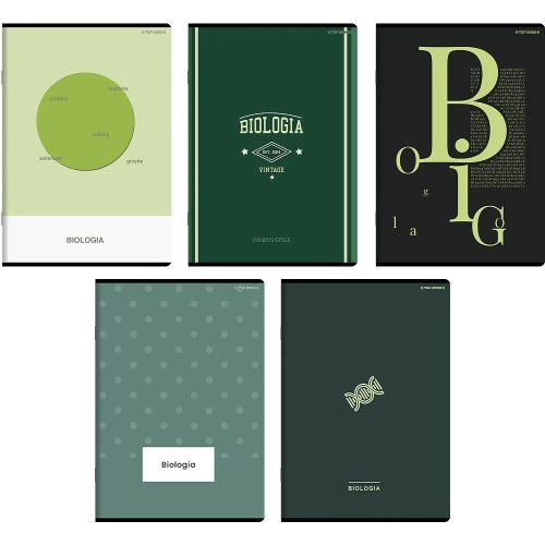 Zeszyt A5 biologia 60k. 70g krata Top 2000 (400183678)