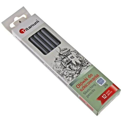 Ołówek w kartonowym pudełku 2B Titanum