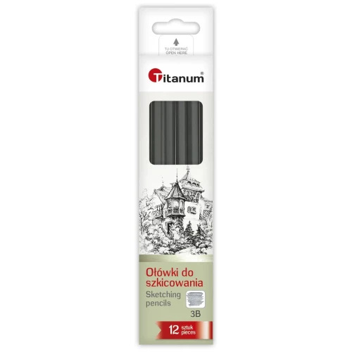 Ołówek w kartonowym pudełku 3B Titanum