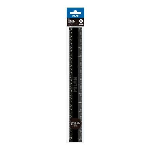 Linijka plastikowa Shadow 30cm Milan (353801DWZ)