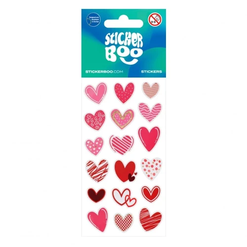 Naklejka (nalepka) Serca Sticker Boo (534613)