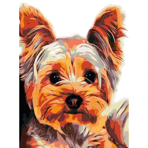 Zestaw kreatywny Malowanie po numerach 30x40cm York Flamingo Line (FSY279)