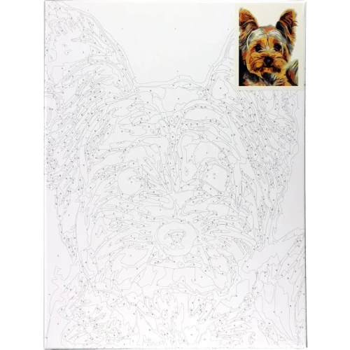Zestaw kreatywny Malowanie po numerach 30x40cm York Flamingo Line (FSY279)