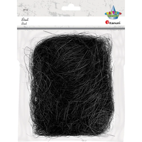 Sizal Craft-Fun Series czarny 30g Titanum (23BR1225-7)